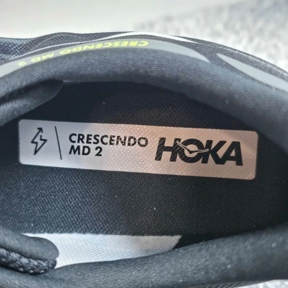 HOKA Crescendo 2 MD Track Shoes with Spikes Size Men's 10 Women's 11.5 Black NEW